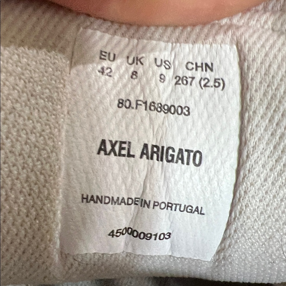 Axel Arigato Off-White Cream Low-Top Sneakers - Picture 4 of 4